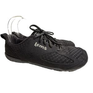 Lems Primal 2 Unisex Black Sneakers, Vegan, Barefoot, Men’s size 7 Women’s 8.5